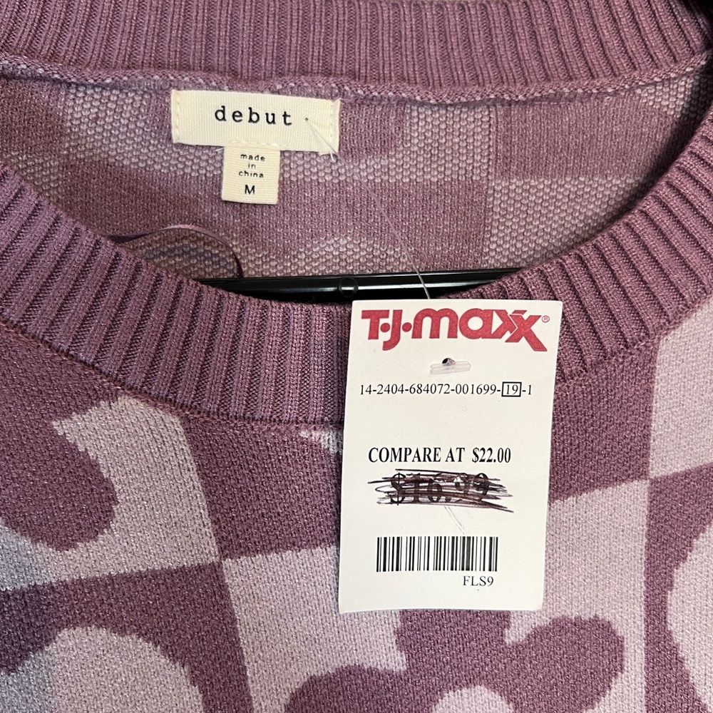 Debut Cropped Sweater Size M - Picture 4 of 4